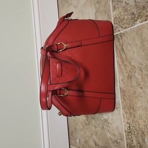 Red Top Handle Bag